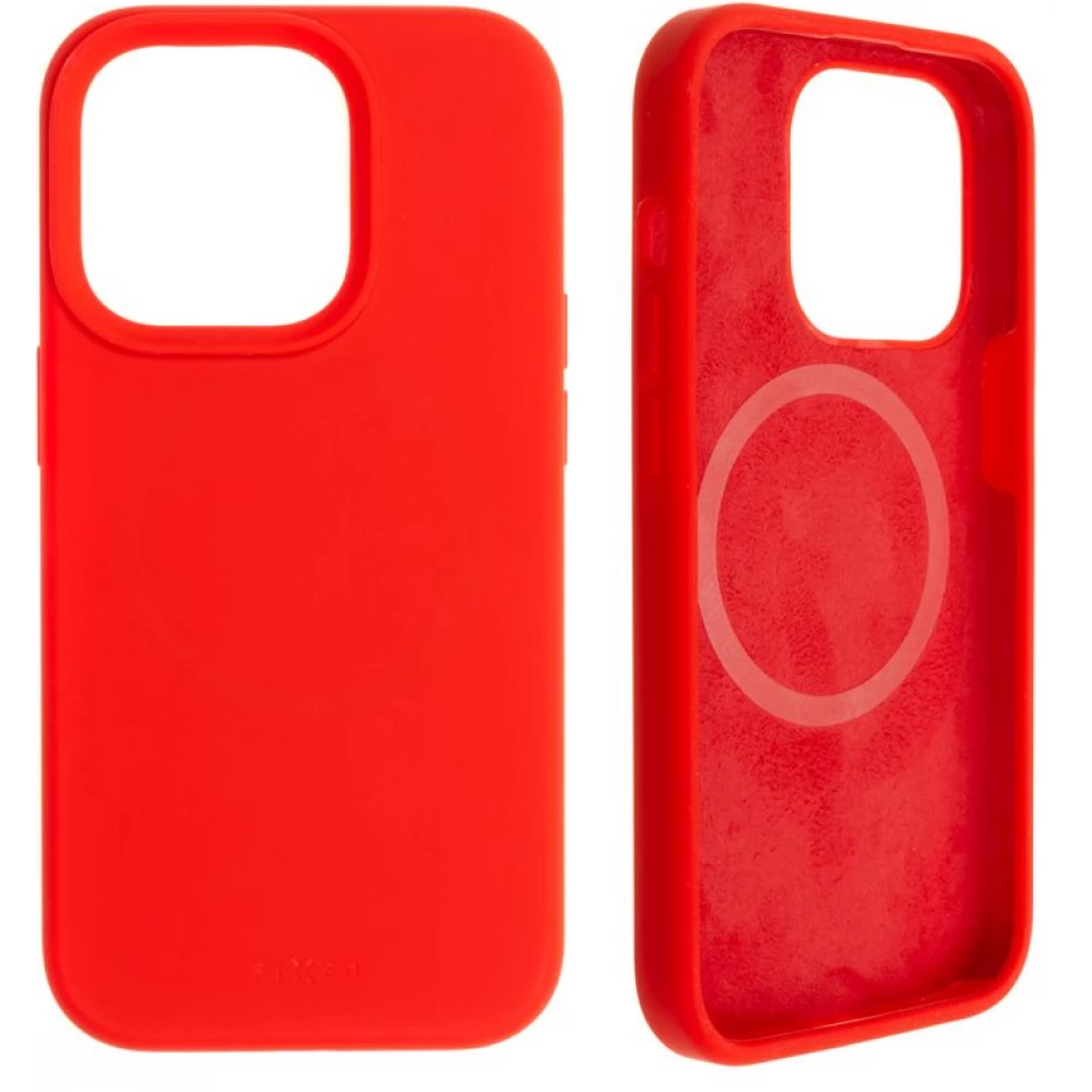 FIXED MagFlow Magsafe hátlaptok iPhone 14 Pro piros