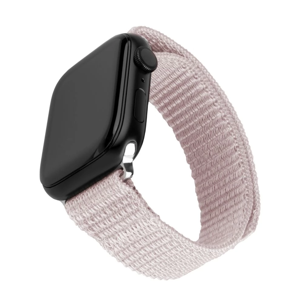 FIXED Nylon Sporty Strap for Apple Watch 38/40/41mm rózsaszínarany