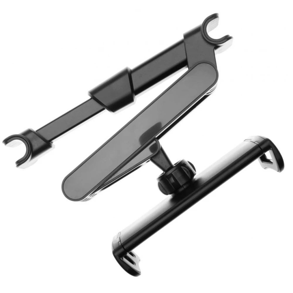 FIXED Universal holder for Tab Passenger 2 tablets with attachment to the headrest and footrest fekete
