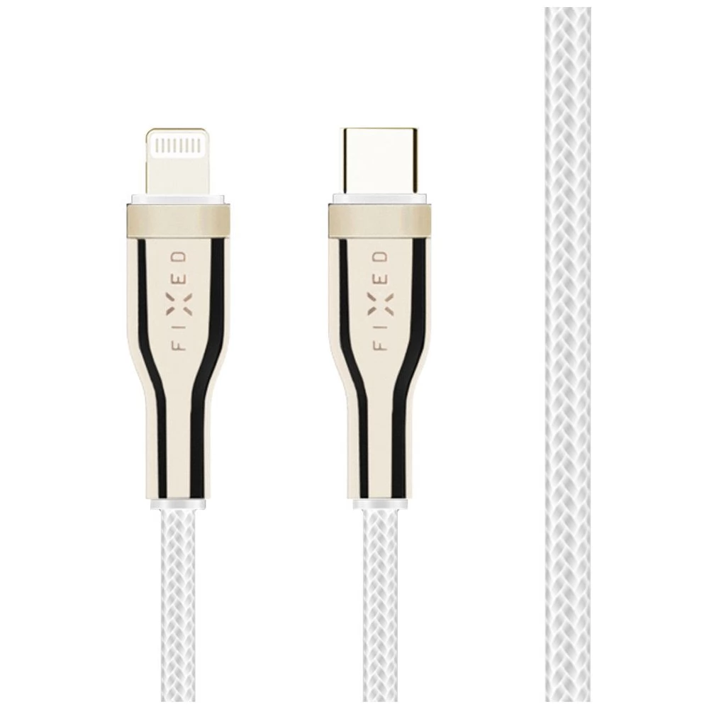 FIXED USB 2.0 Type C Lightning Átalakító Fehér 2m FIXDB-CL2-WH