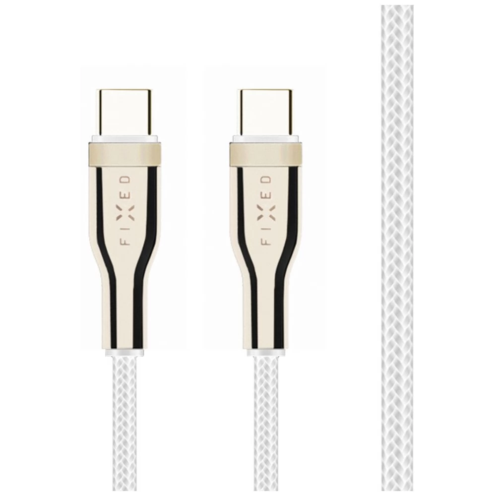 FIXED USB 2.0 Type C Összekötő Fehér 2m FIXDB-CC2-WH