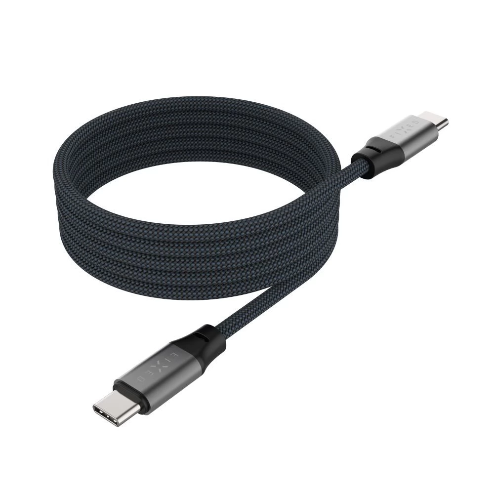 FIXED USB 2.0 Type C Összekötő Fekete 1.2m FIXDBM-CC12-GR