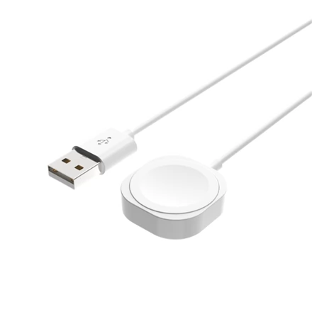 FIXED USB-A töltőkábel Apple Watch-hoz fehér