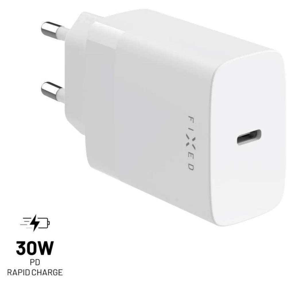 FIXED USB-C Travel Charger 30W fehér