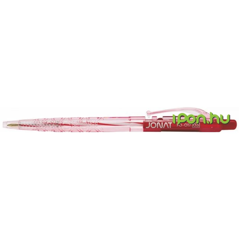 FLEXOFFICE Golyóstoll 0.25 mm nyomógombos Jonat piros