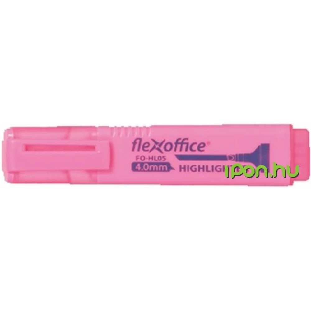 FLEXOFFICE Szövegkiemelő 4.0 mm HL05 rózsaszín