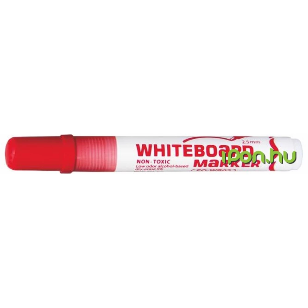FLEXOFFICE Táblamarker 2.5 mm kúpos WB02 piros