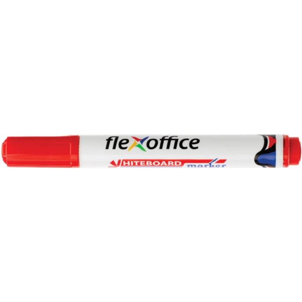 FLEXOFFICE Táblamarker 2.5 mm kúpos WB03 piros
