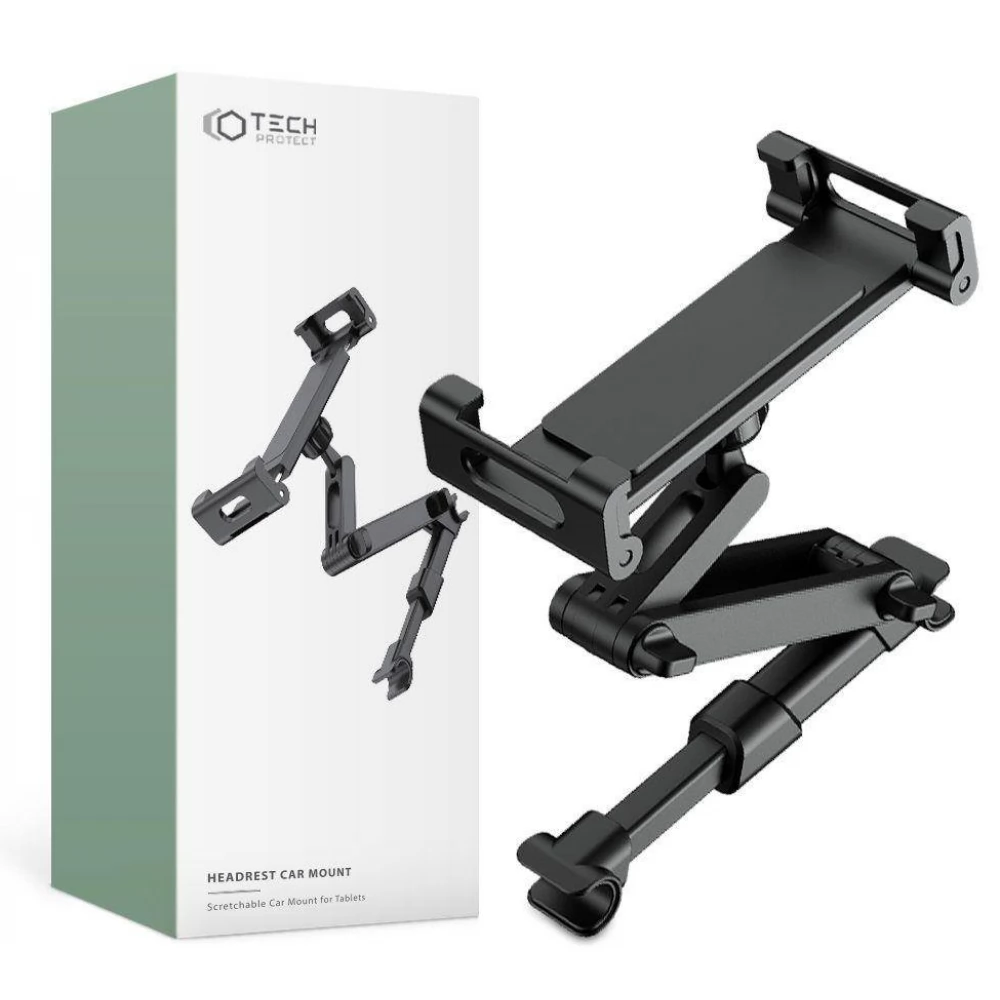FN0371 Univerzális fejtámlára szerelhető telefon/tablet autós tartó fekete