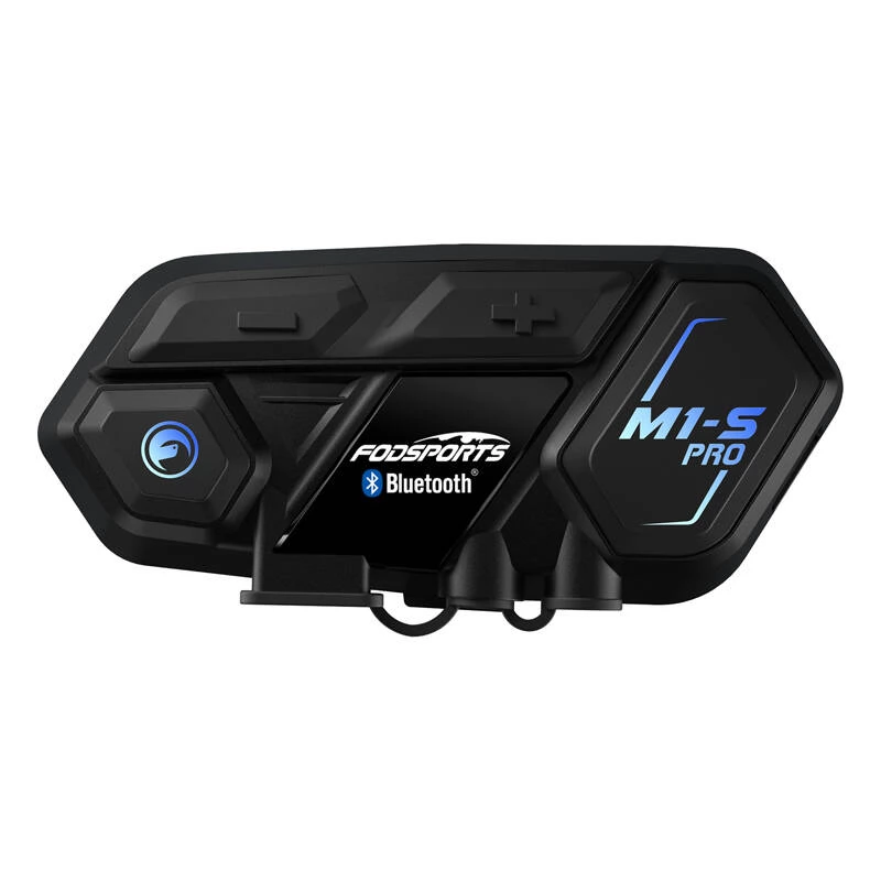 FODSPORTS M1-S Pro motorkerékpár intercom fekete