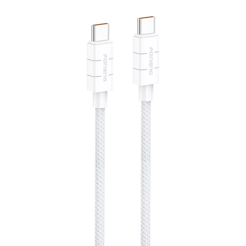 FONENG USB 2.0 Type C Összekötő Fehér 1.2m 6970462512172