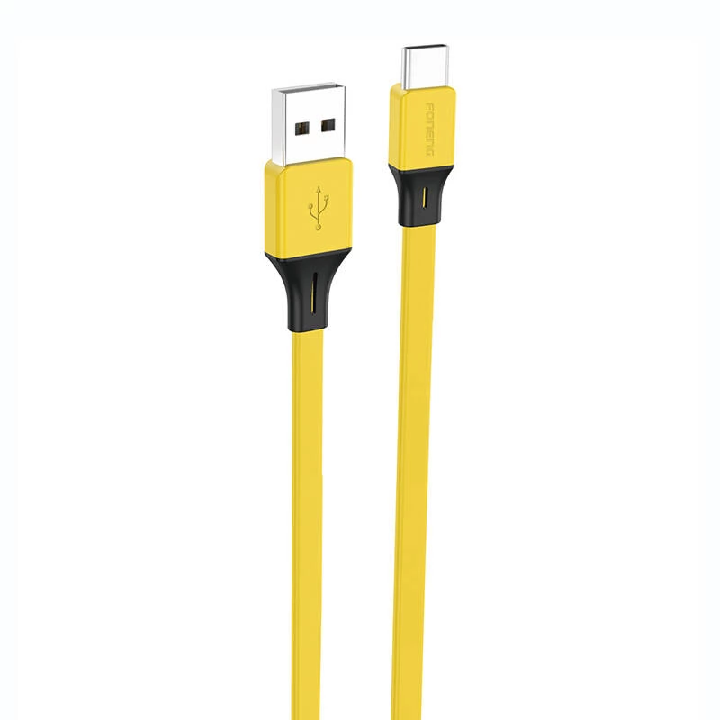 FONENG USB 2.0 Type C Átalakító Sárga 1m 6970462519324