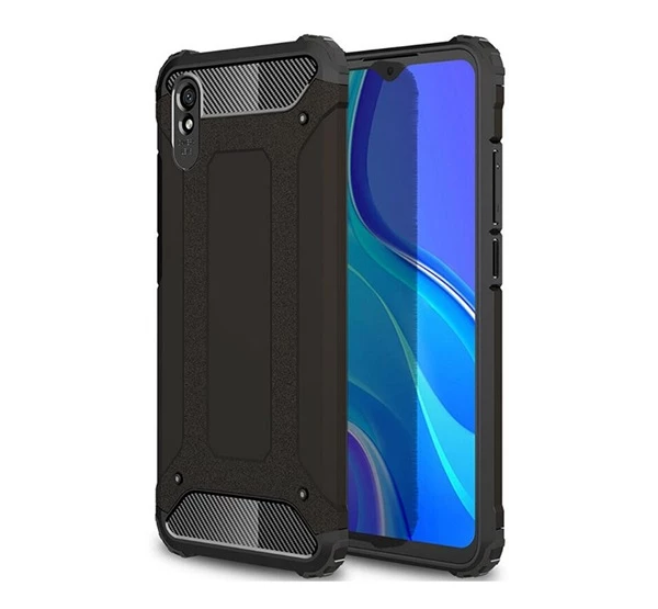 FORCELL Armor hátlap tok Xiaomi Redmi 9A fekete