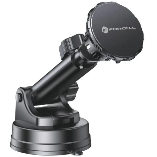 FORCELL F-Grip Excelence Mágneses Autós tartó szélvédőre-szellőzőre fekete