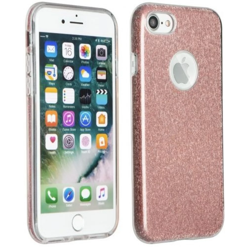 FORCELL Shining csillogó hátlap tok Apple iPhone 13 vörösarany