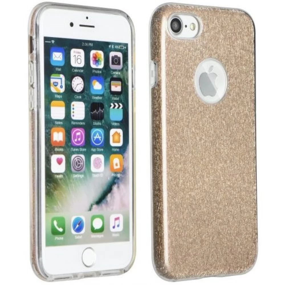 FORCELL Shining csillogó hátlap tok Samsung Galaxy A03s arany