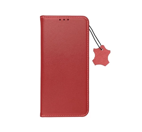 FORCELL Smart Pro bőr flip tok Xiaomi Redmi Note 13 Pro 5G bordó