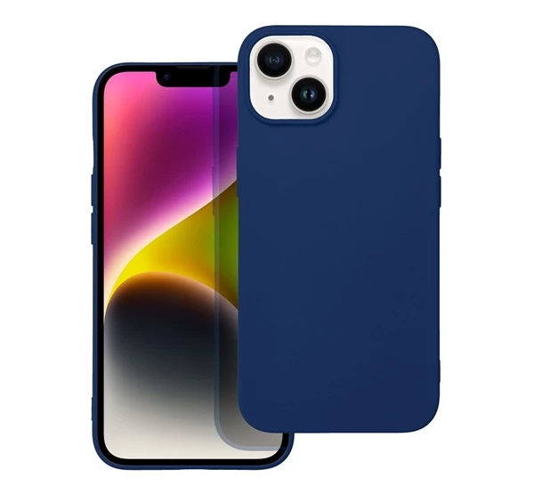 FORCELL Soft szilikon hátlap tok Apple iPhone 14 kék