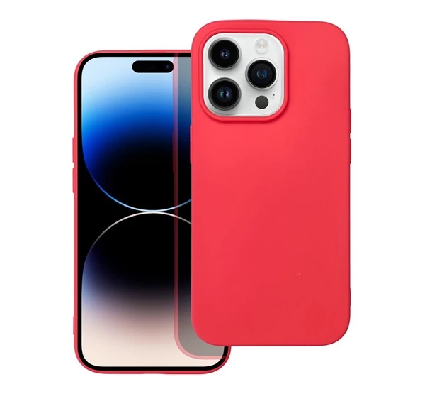 FORCELL Soft szilikon hátlap tok Apple iPhone 14 Pro piros