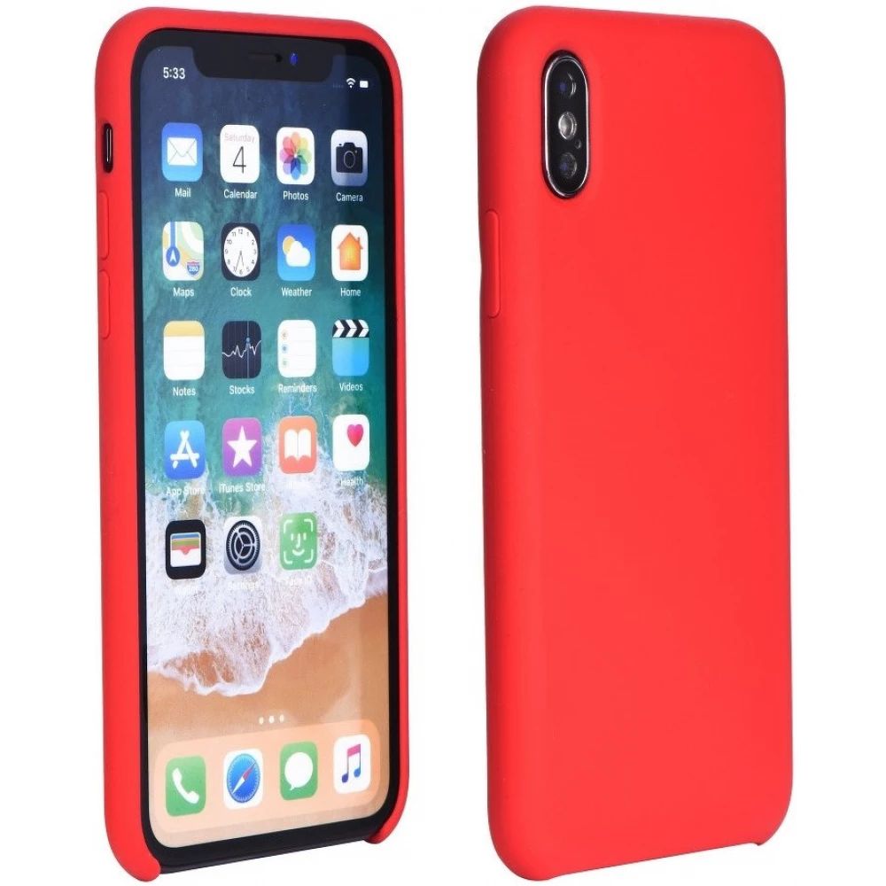 FORCELL Szilikon hátlaptok Huawei P Smart (2020) piros