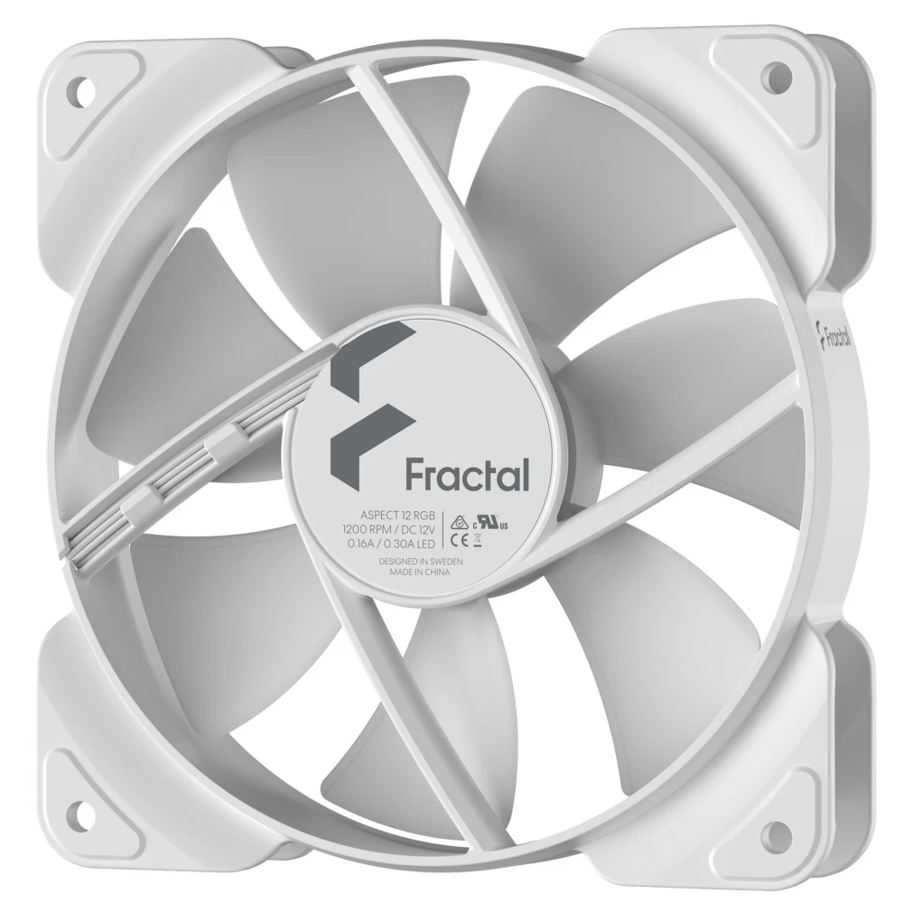 FRACTAL DESIGN Aspect 12 RGB fehér
