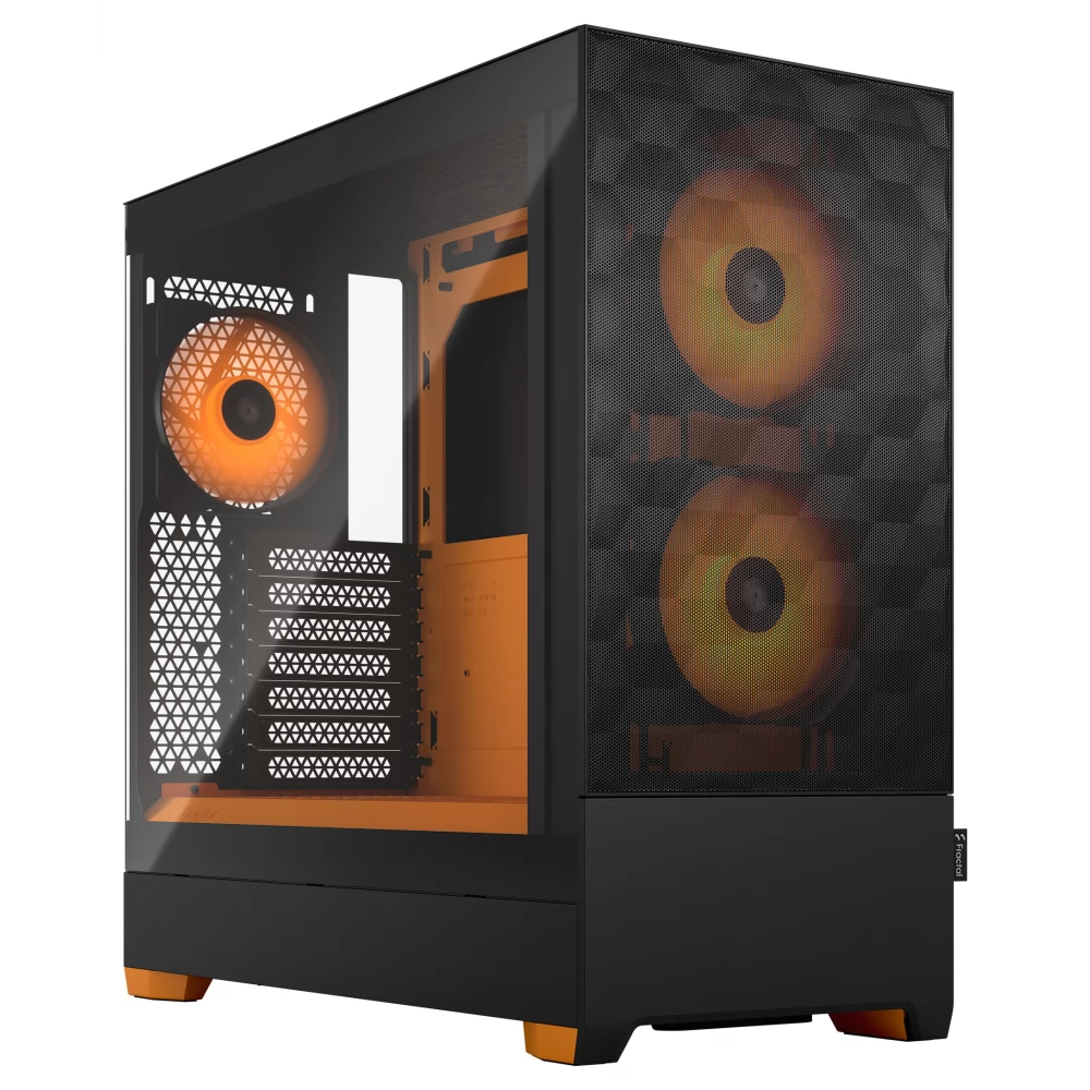 FRACTAL DESIGN Pop Air RGB Orange Core ablakos