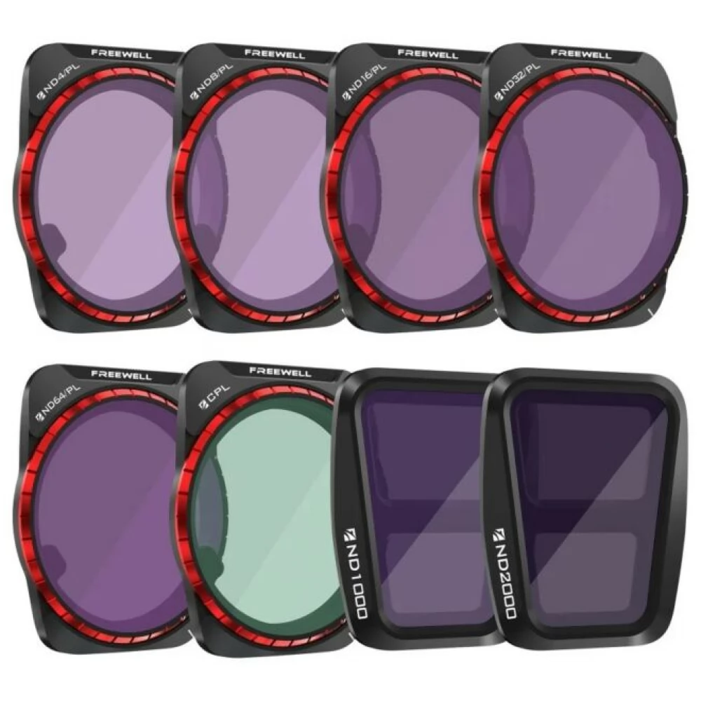 FREEWELL DJI AIR 3 Filters All Day for (8 Pack)