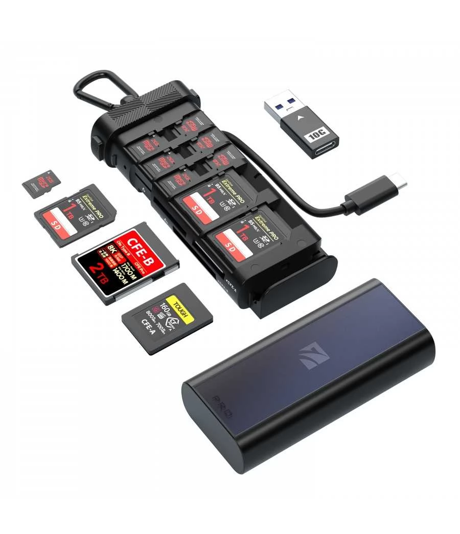 FREEWELL Pro Card Reader CF A/B - SD - TF