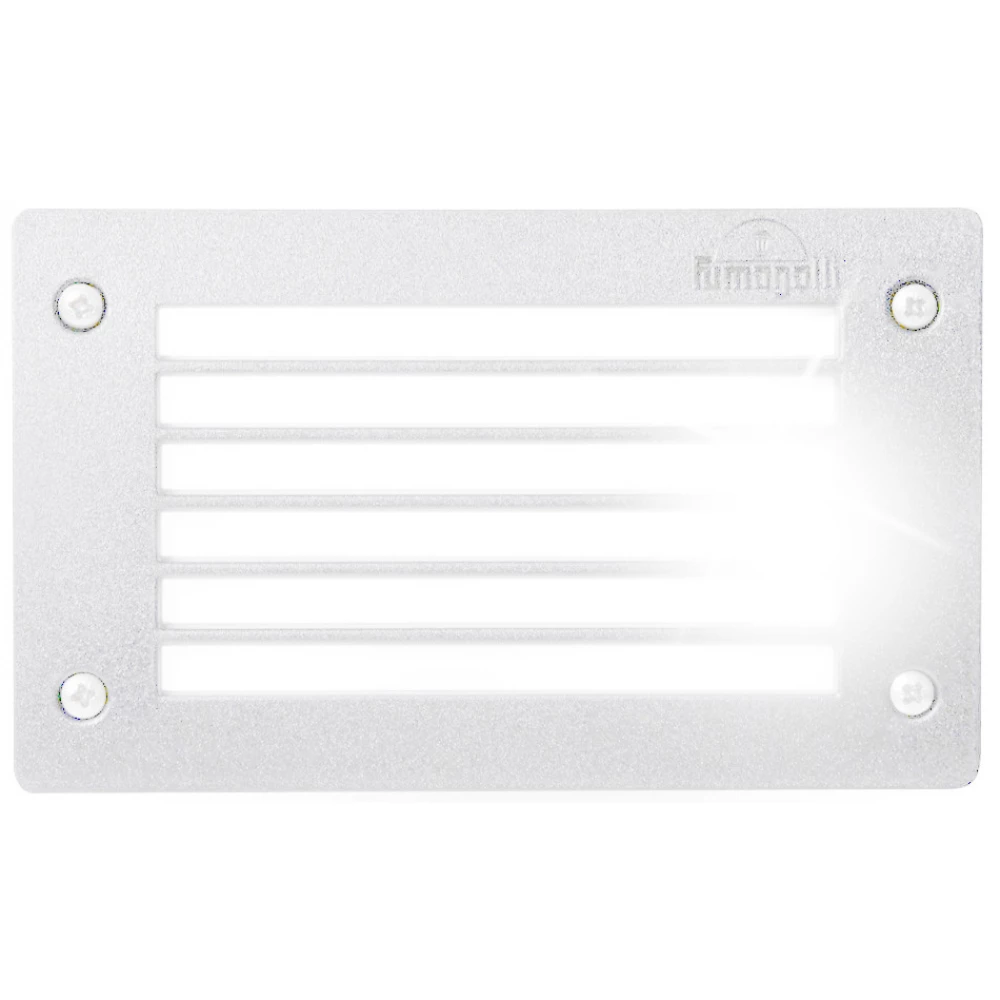 FUMAGALLI LETI 200 GL LED 3W GX53 kültéri beépíthető falilámpa fehér