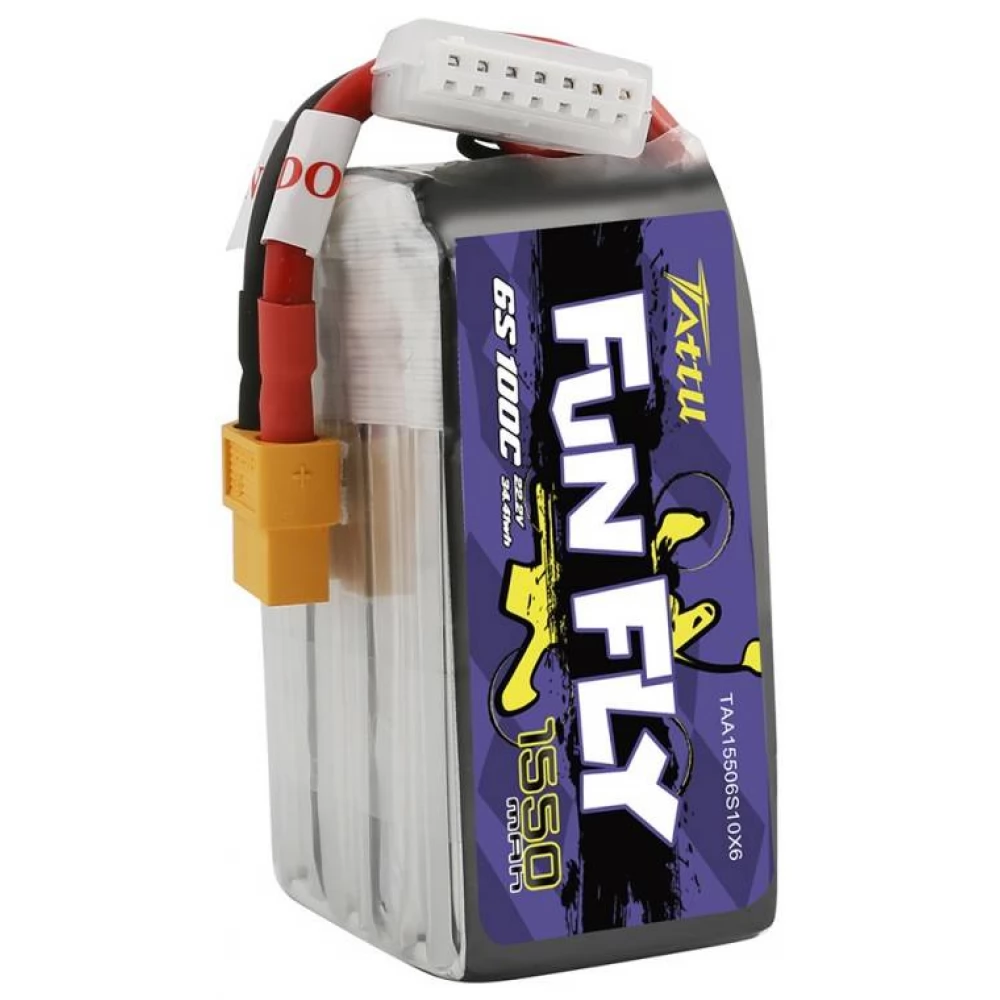 Funfly 1550mAh 22.2V 100C 6S1P XT60