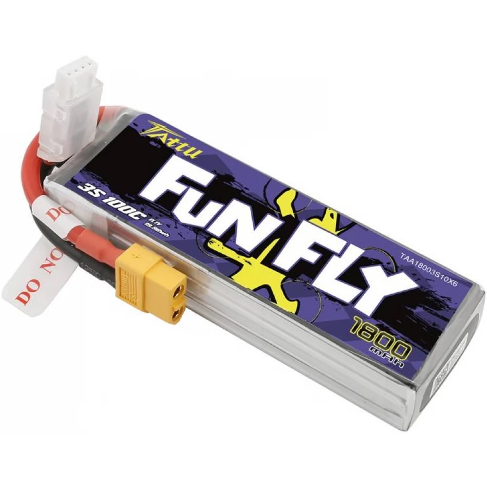 Funfly 1800mAh 11.1V 100C 3S1P XT60