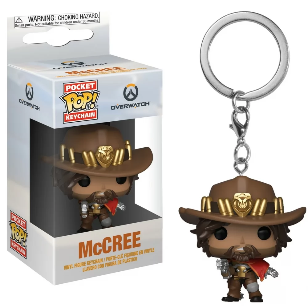 FUNKO Pocket Pop Keychain Overwatch - Mccree kulcstartó