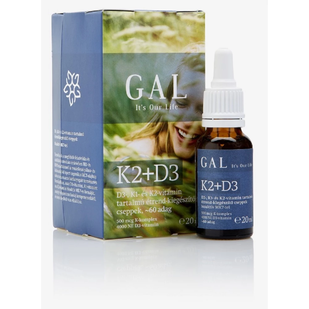 Gal k2+d3 vitamin csepp 20 ml