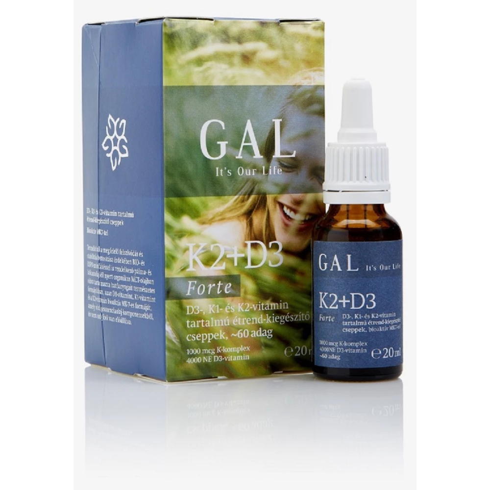 Gal k2+d3 vitamin csepp forte 20 ml