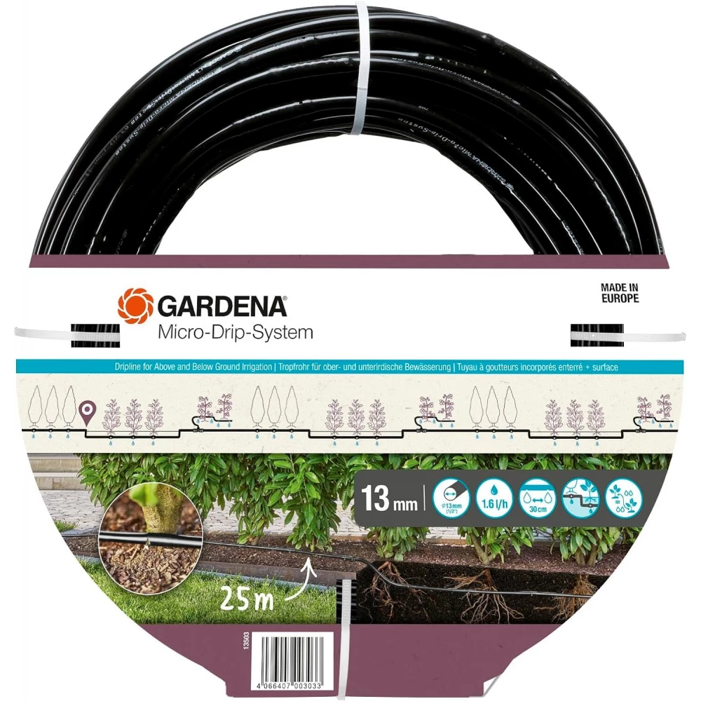 GARDENA 13503-20 Micro-Drip-System Föld feletti és alatti csepegtetőcső - 25 méter