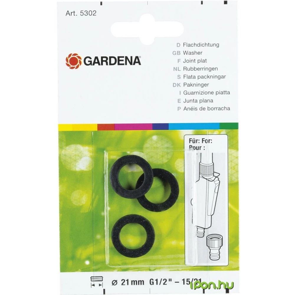 GARDENA 5301-20 Tömítés 3db