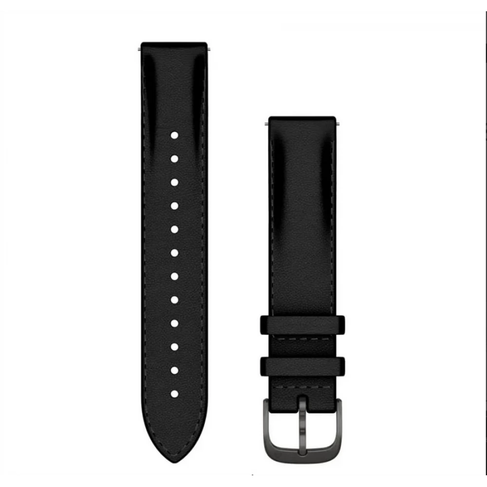 GARMIN 18 mm fekete bőr (Quick Release)