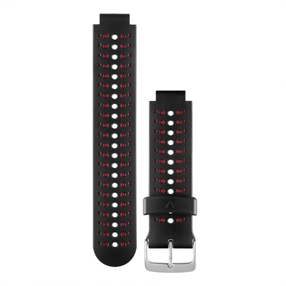GARMIN Forerunner 235 óraszíj szilikon fekete-piros