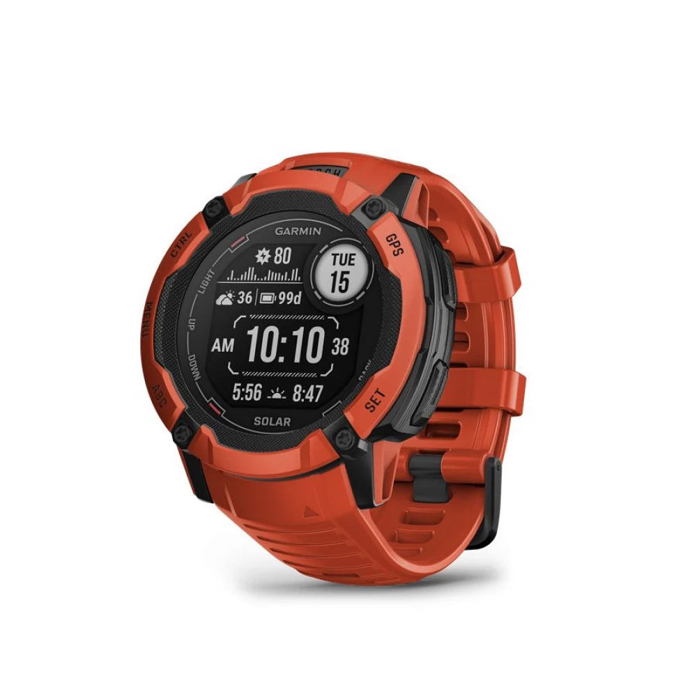 GARMIN Instinct 2X Solar piros (ED)