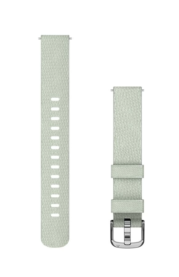GARMIN Lily 2 óraszíj 14 mm zsálya nylon ezüst csat