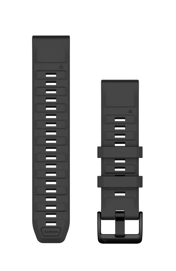 GARMIN Óraszíj 22 mm grafit szilikon QuickFit
