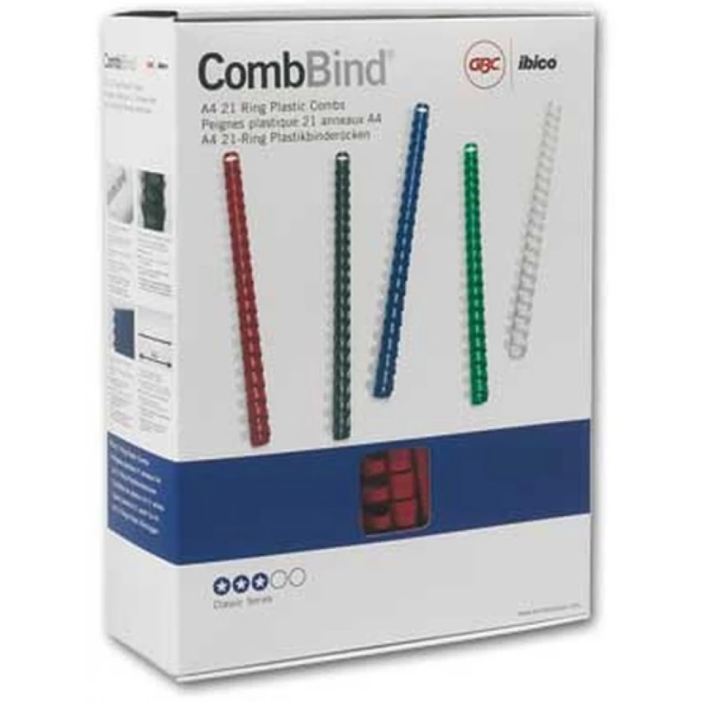 GBC 51mm műanyag spirál 50db-os fekete