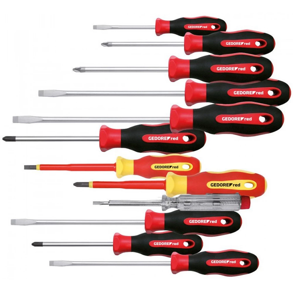 GEDORE Red 2K Csavarhúzó készlet 12 részes