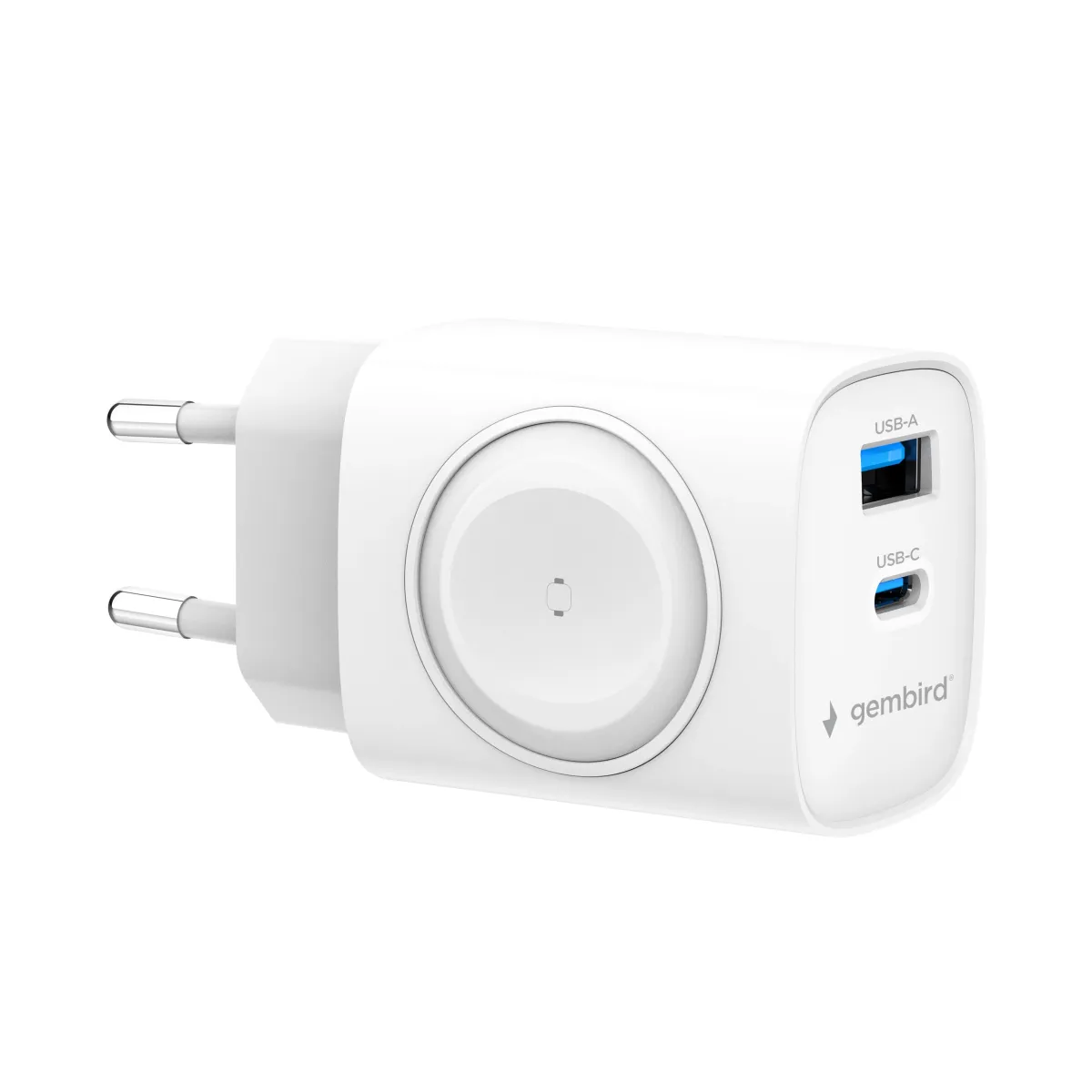 GEMBIRD 2-in-1 20 W Apple Watch + phone fast charger fehér
