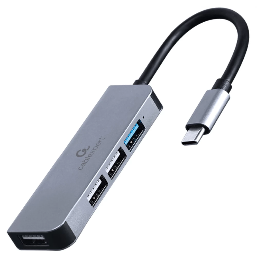 GEMBIRD 4-port USB type-C hub (1 x USB 3.1 + 3 x USB 2.0)