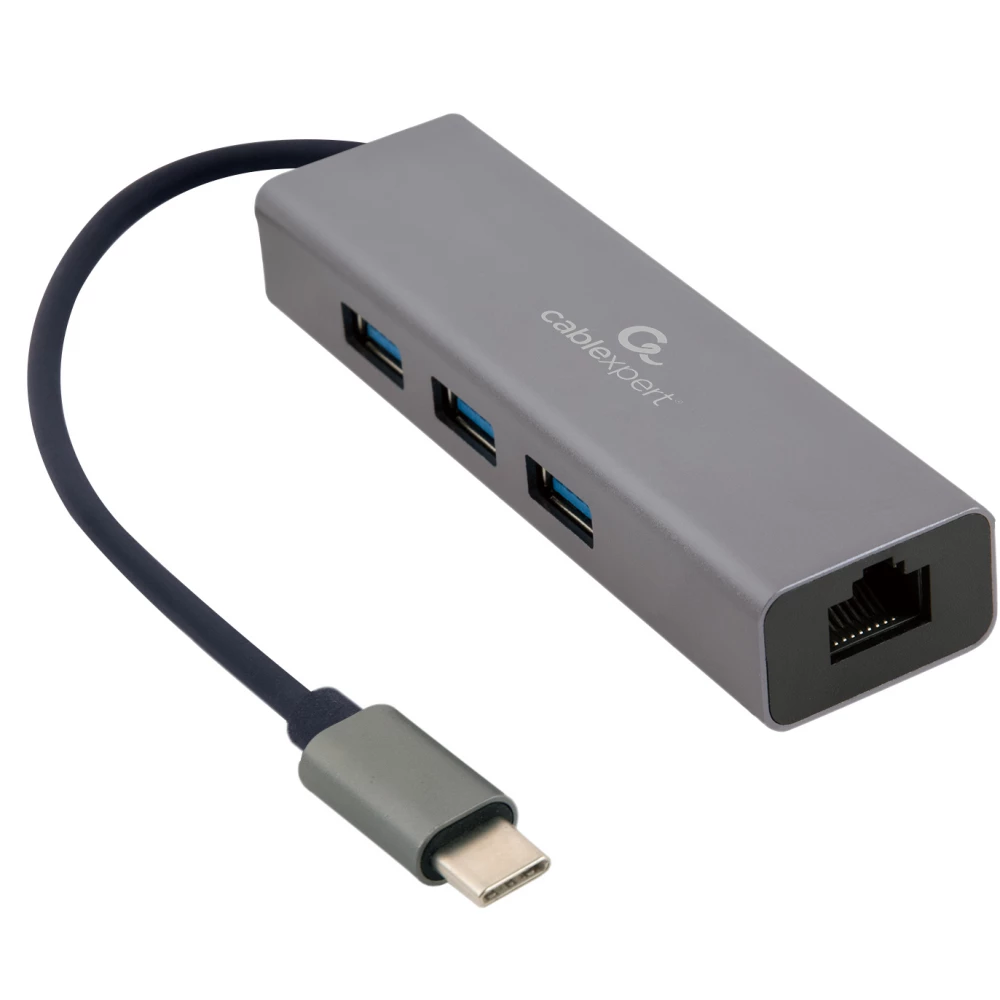GEMBIRD A-CMU3-LAN-01 USB 3.1 Type C UTP Átalakító 1Gbps szürke