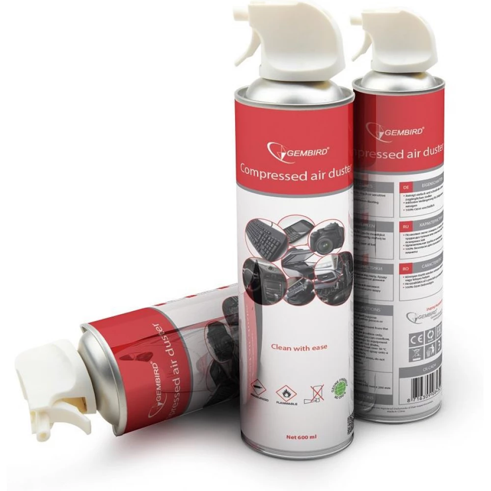 GEMBIRD CK-CAD-FL600-01 sűrített levegő 600 ml