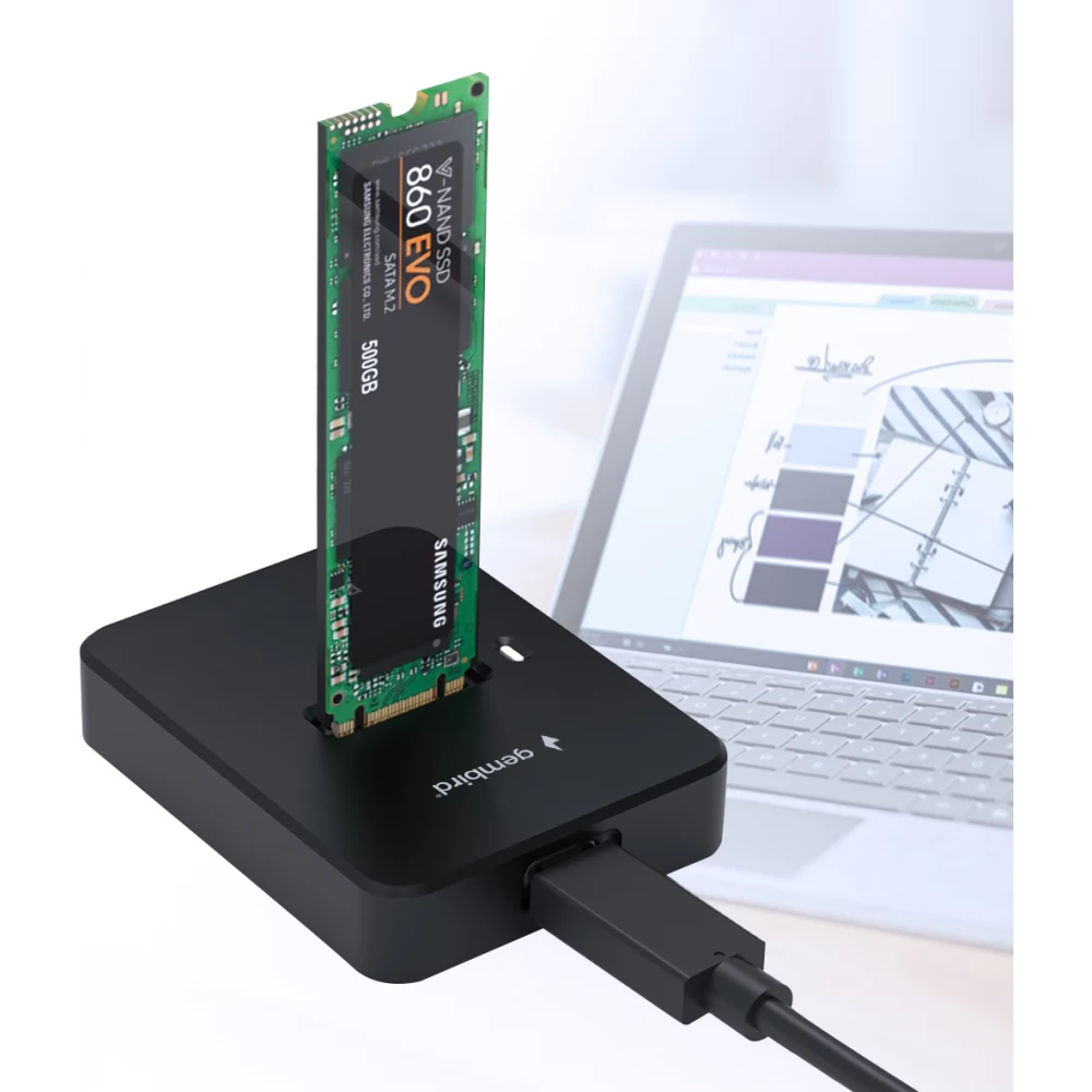 GEMBIRD DD-U3M2 USB Type-C 3.1 - M.2 SSD Dokkoló állomás