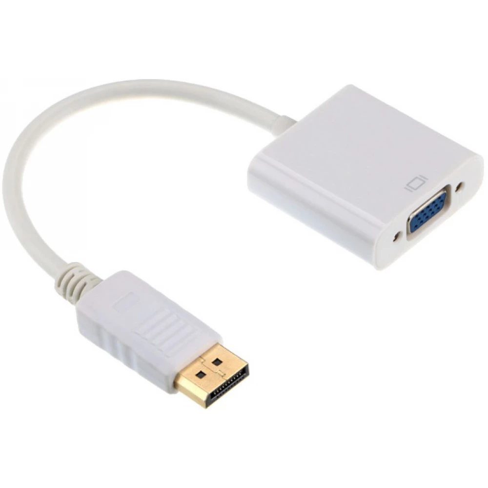 GEMBIRD DisplayPort VGA/D-Sub Átalakító Fehér 10cm A-DPM-VGAF-02-W