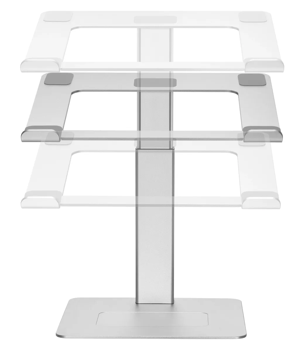 GEMBIRD Height adjustable notebook riser stand ezüst